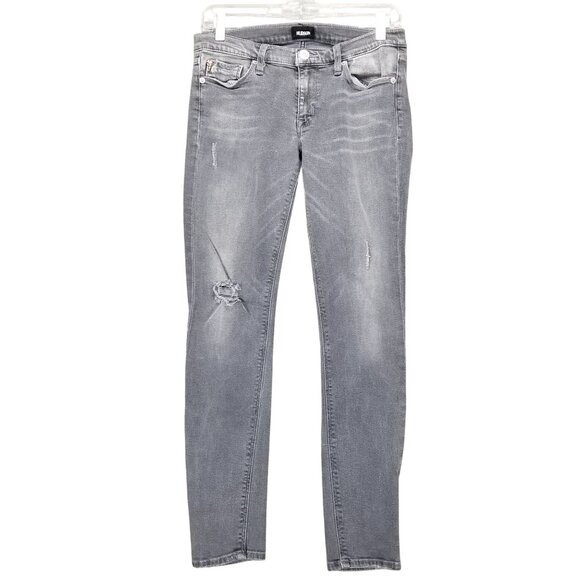 Hudson Jeans Womens 27 Gray Krista Ankle Super Skinny Stretch Denim - Picture 1 of 15
